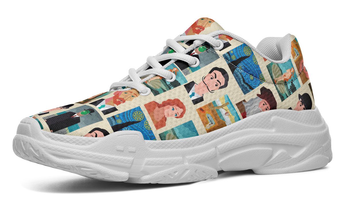 Famous Painters Chunky Sneakers