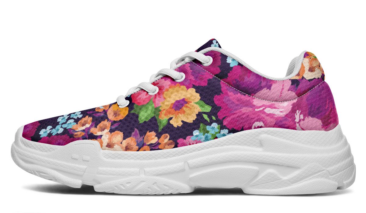Floral Chunky Sneakers