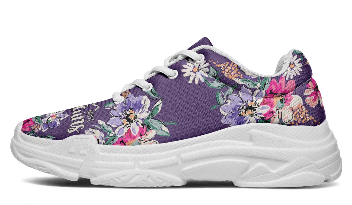 Floral Faith Chunky Sneakers