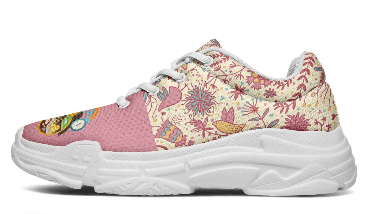 Floral Geology Chunky Sneakers