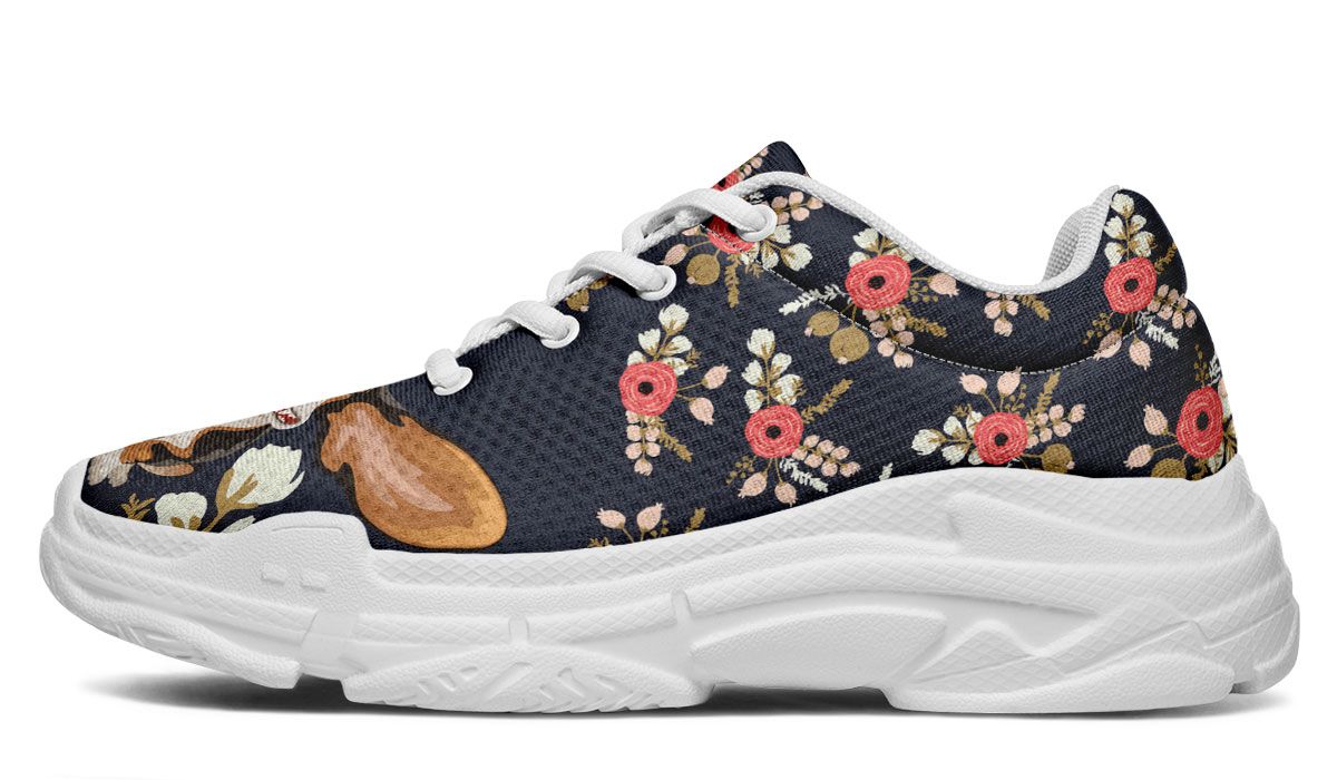 Floral Hound Chunky Sneakers