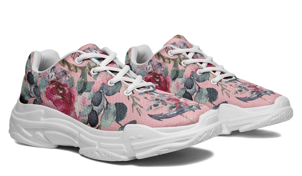 Floral Sailor Chunky Sneakers