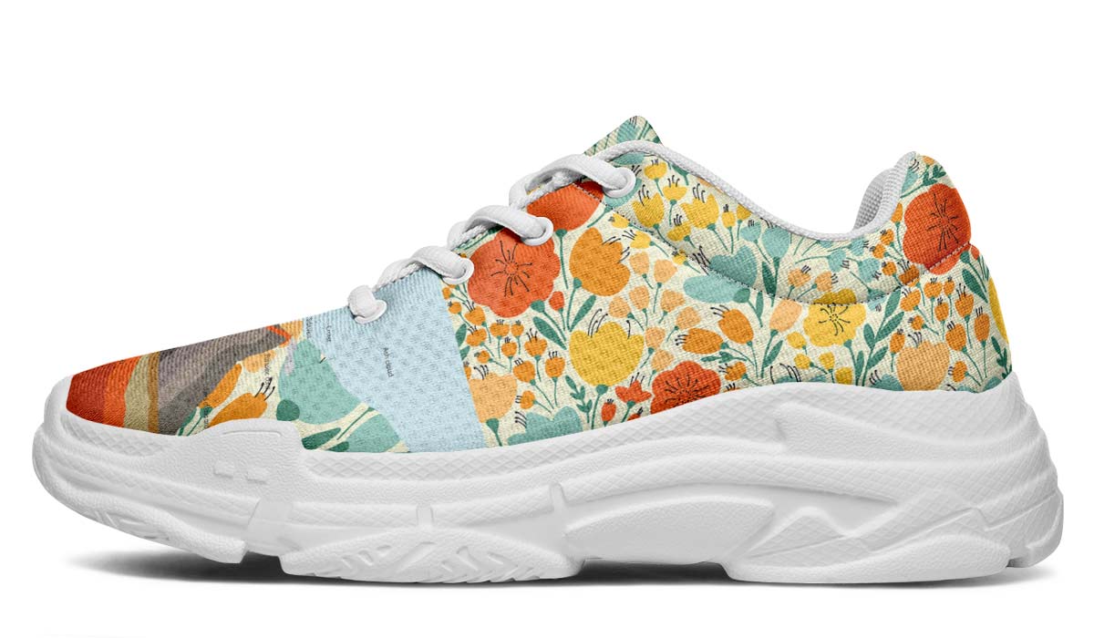 Floral Volcano Chunky Sneakers
