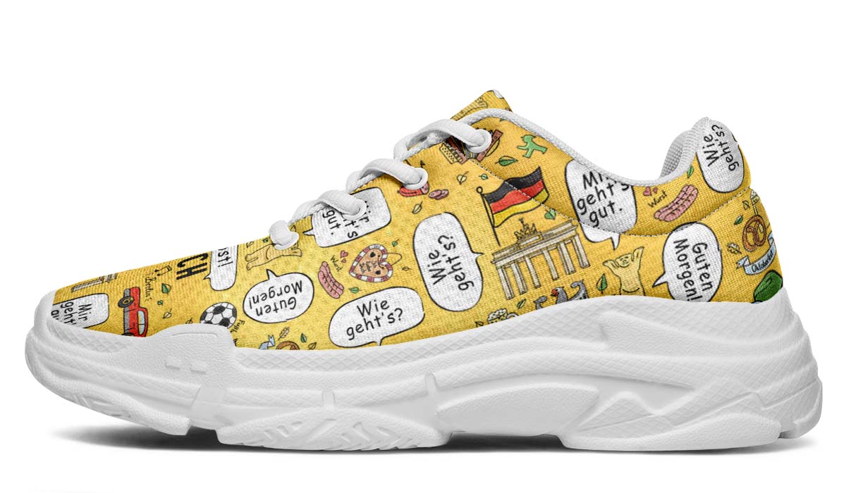 German Phrases Chunky Sneakers