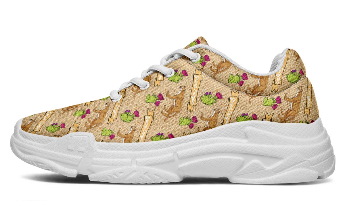 Grand Canyon Pattern Chunky Sneakers