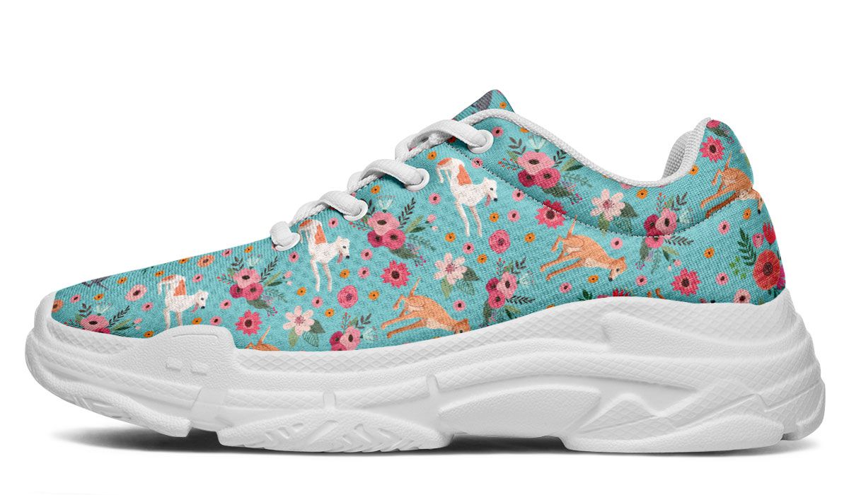 Greyhound Flower Chunky Sneakers