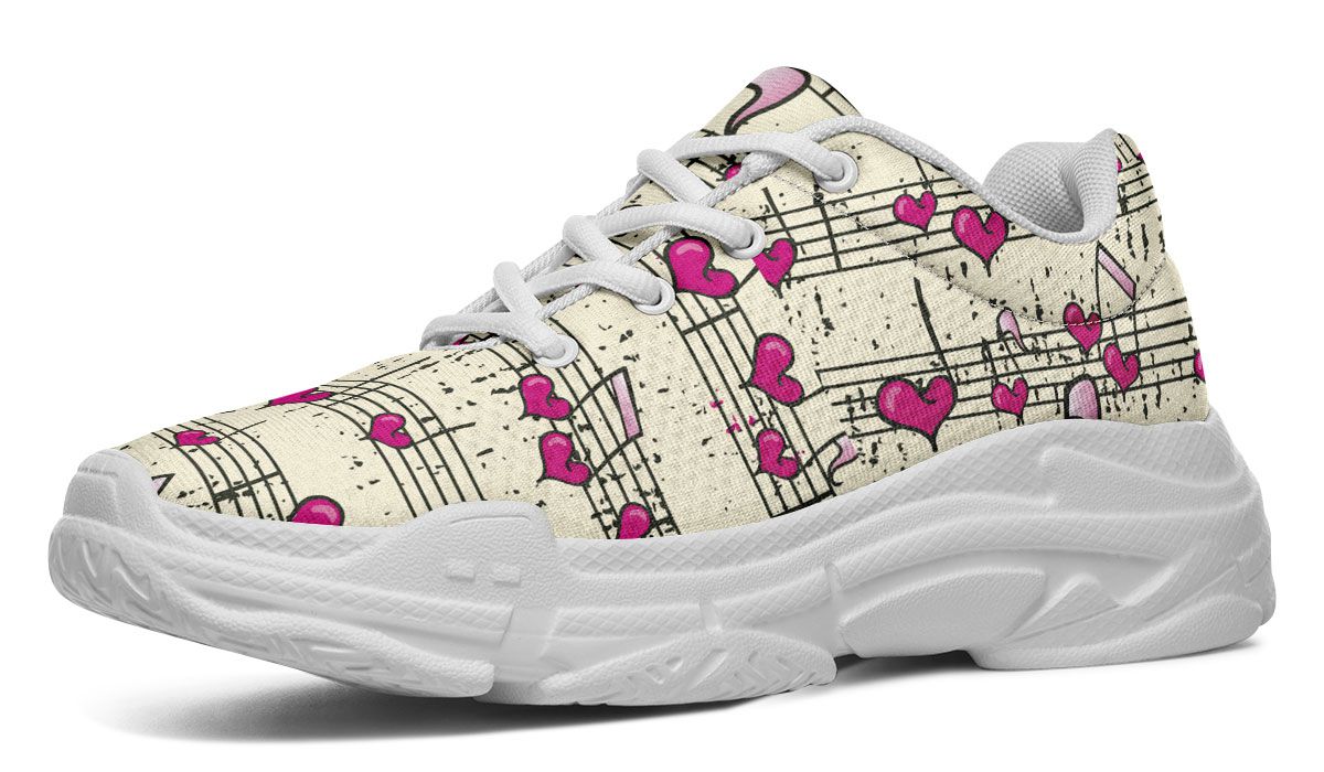 Heart Music Chunky Sneakers