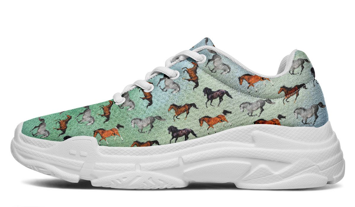 Horse Lovers Chunky Sneakers