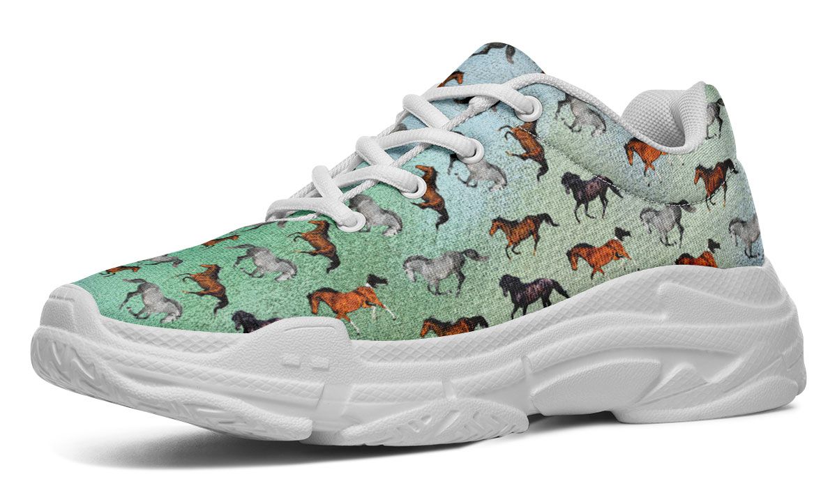 Horse Lovers Chunky Sneakers
