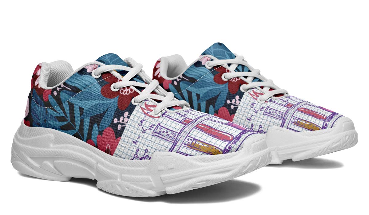 Lab Graph Paper Chunky Sneakers