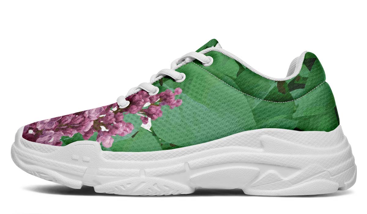 Lilac Garden Chunky Sneakers