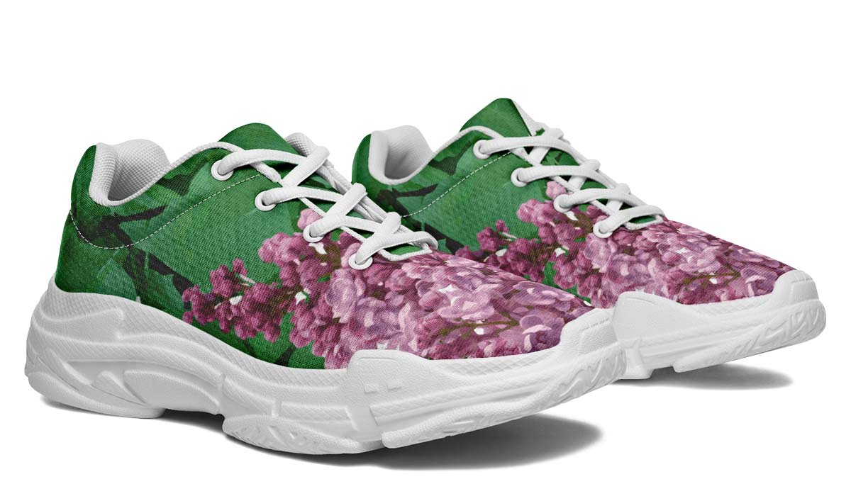 Lilac Garden Chunky Sneakers