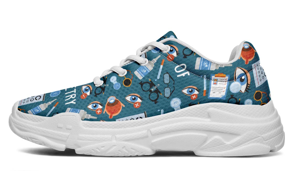 Optometry Themed Chunky Sneakers