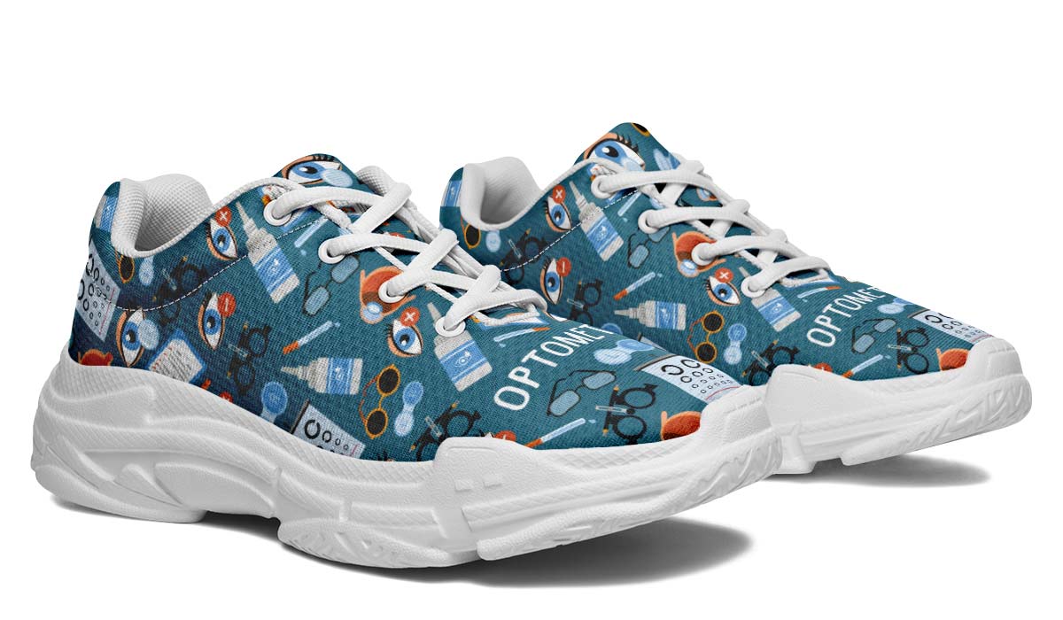 Optometry Themed Chunky Sneakers