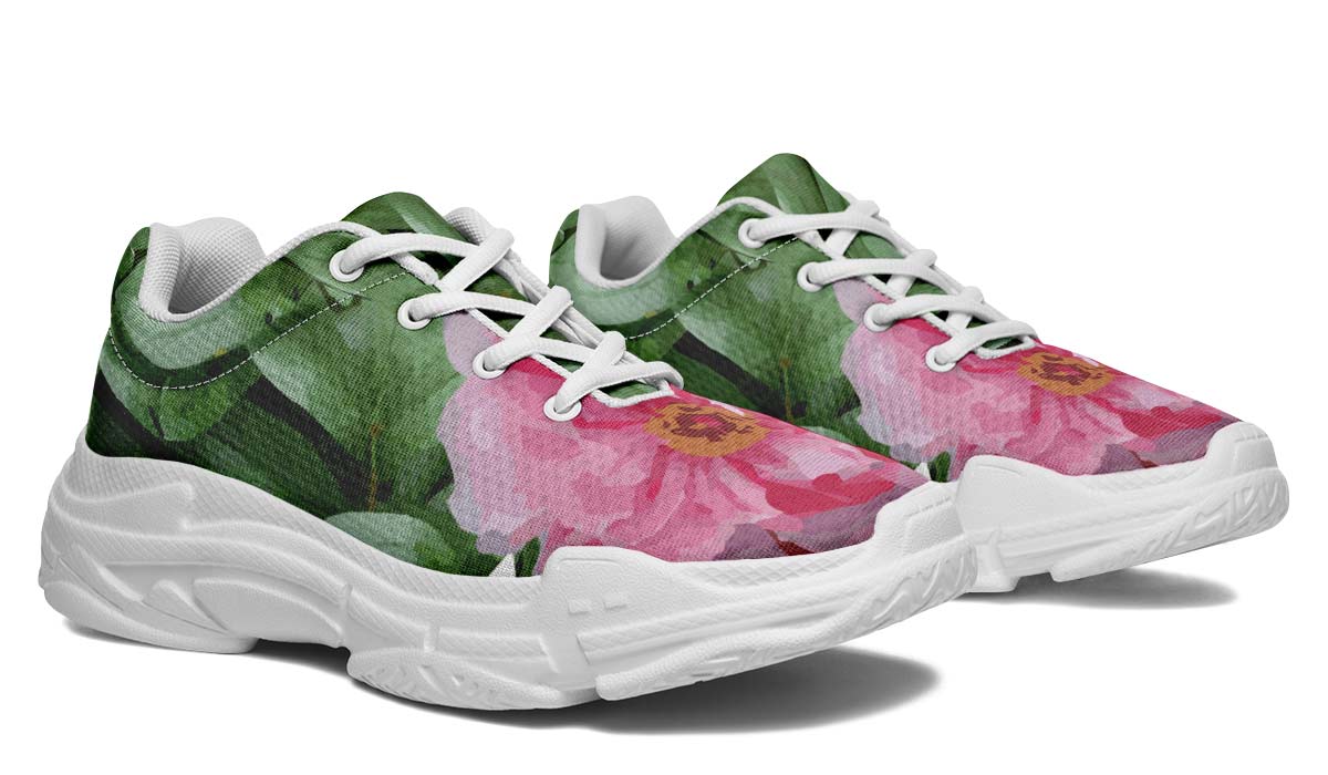 Peony Garden Chunky Sneakers