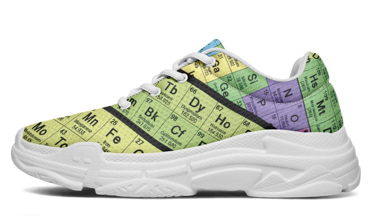 Periodic Table Chunky Sneakers