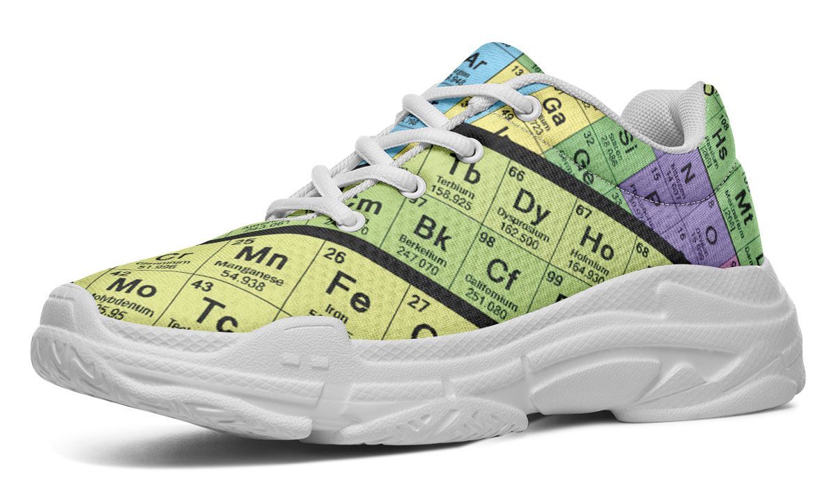 Periodic Table Chunky Sneakers
