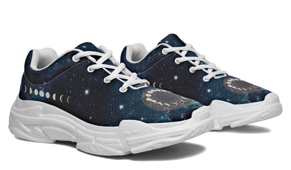 Phases of the Moon Chunky Sneakers