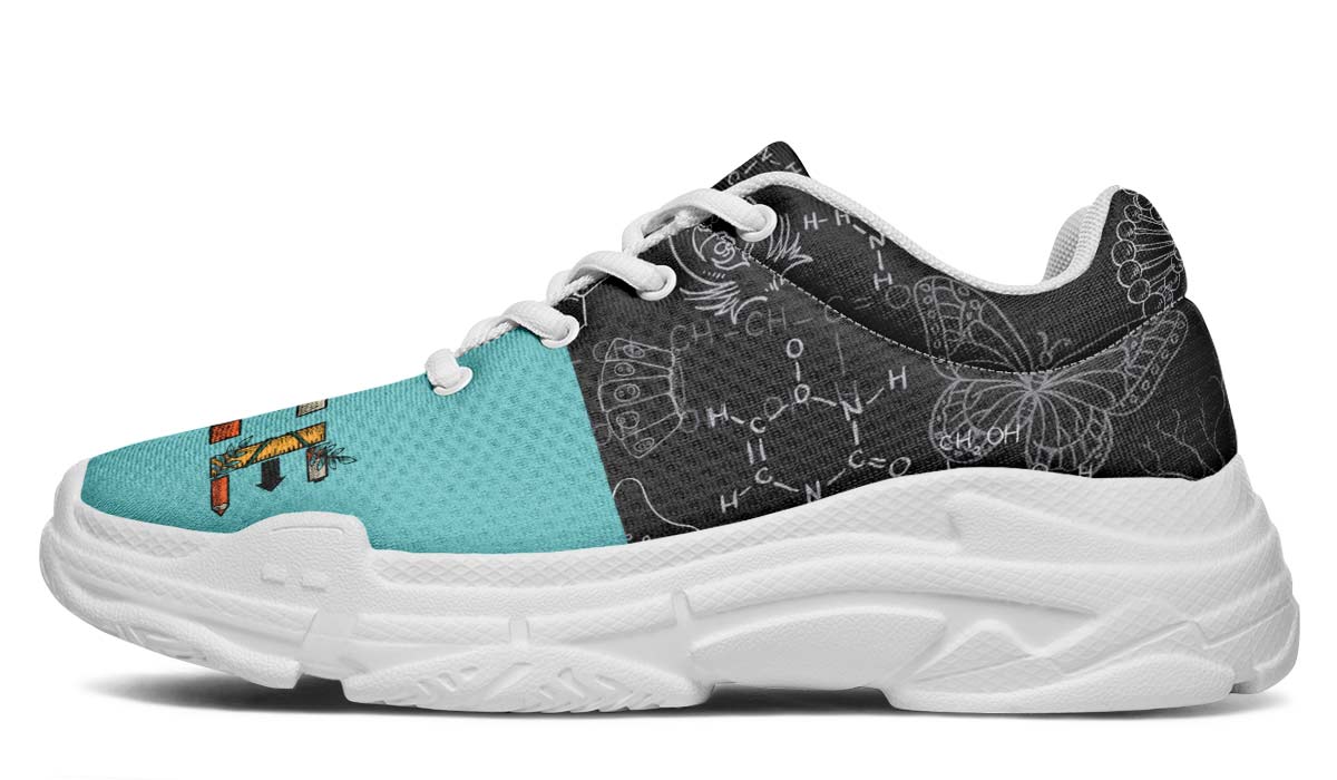 Science Foliage Chunky Sneakers