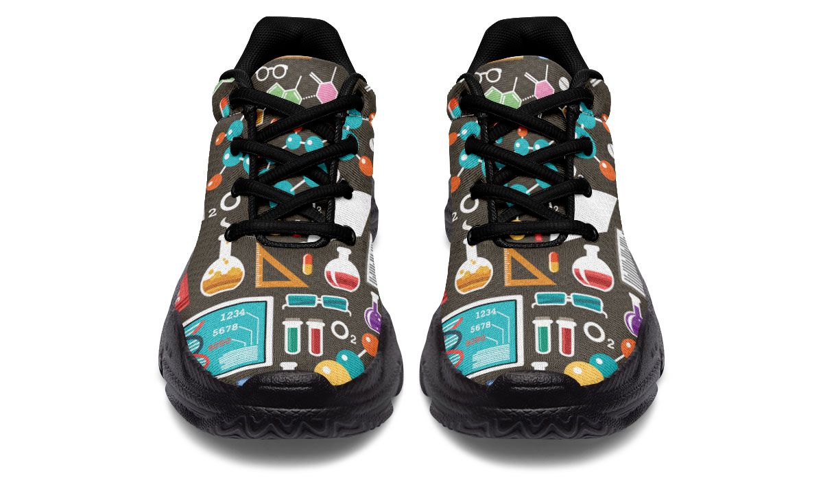 Science Pattern Chunky Sneakers