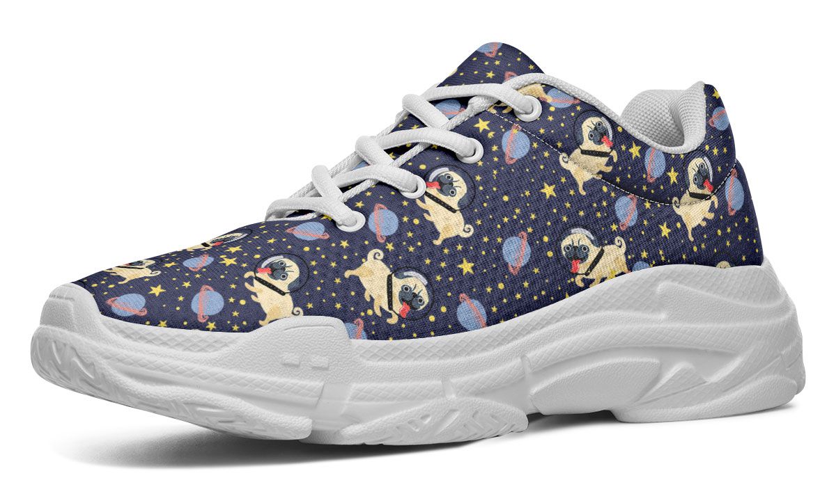 Space Pug Chunky Sneakers