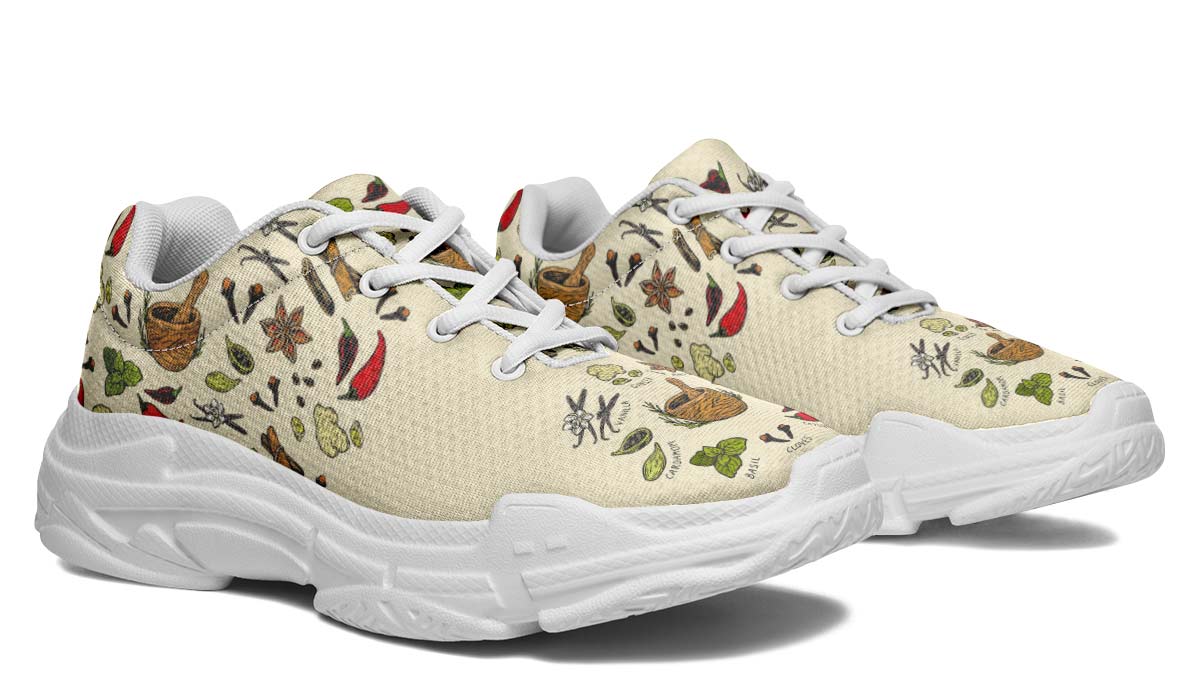 Spices Herbs Chunky Sneakers
