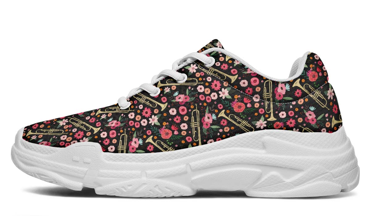 Trumpet Flower Chunky Sneakers