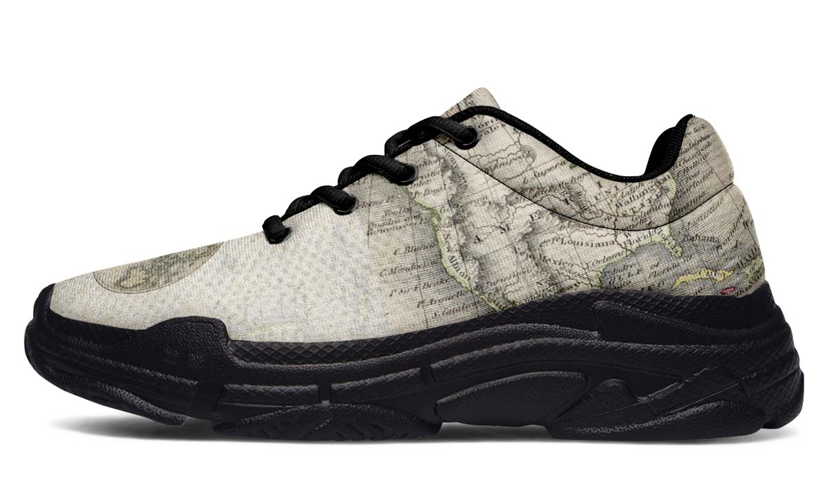 Vintage Hemisphere Chunky Sneakers