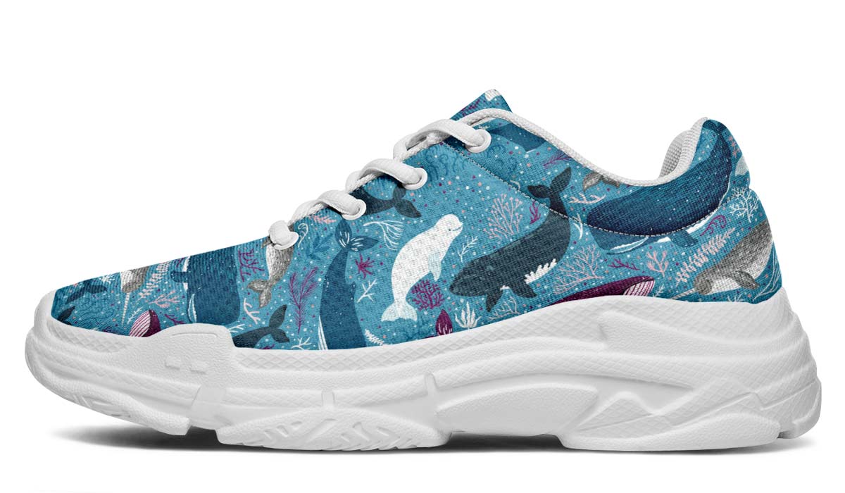 Whale Party Chunky Sneakers