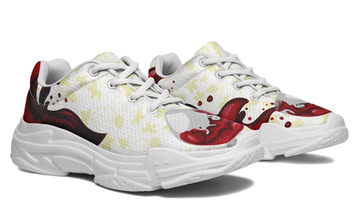 Wine Spill Chunky Sneakers