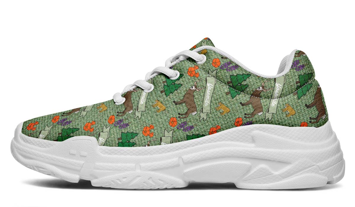 Yosemite Pattern Chunky Sneakers