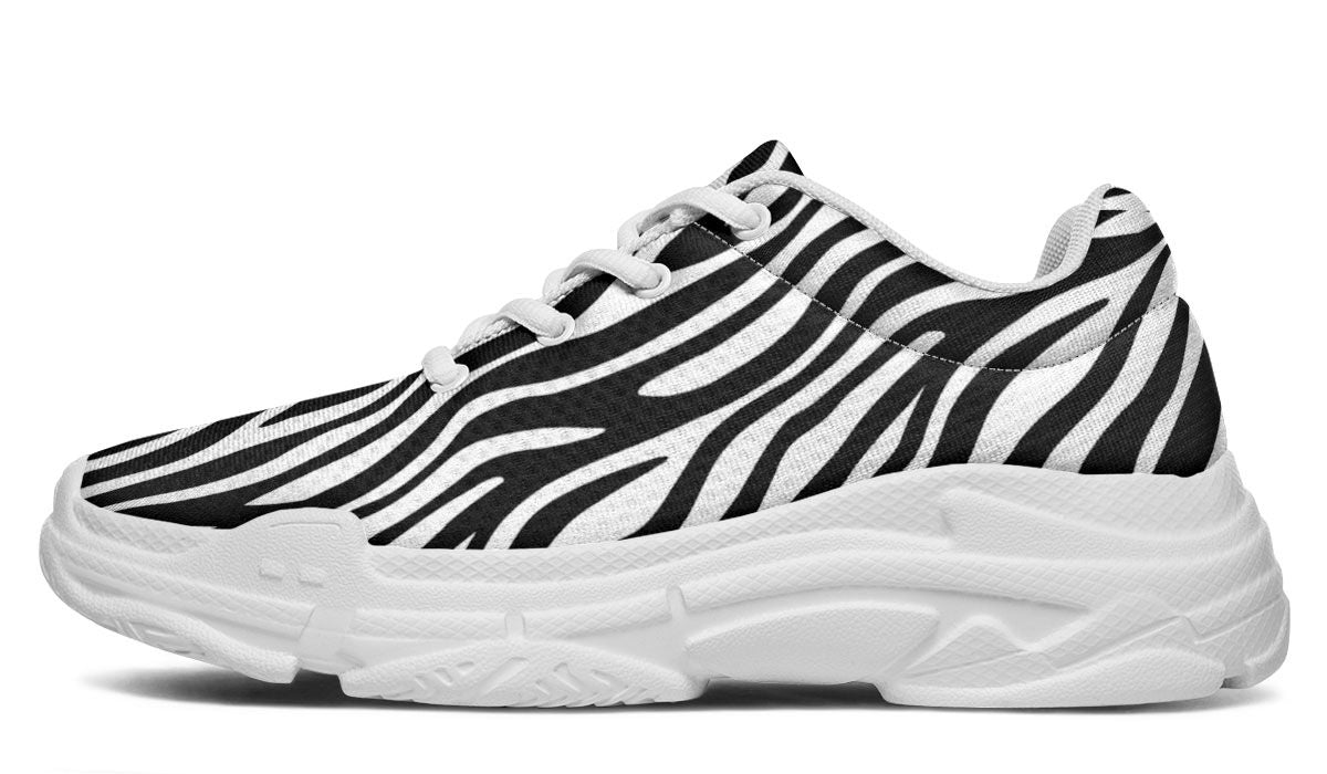 Zebra Print Chunky Sneakers