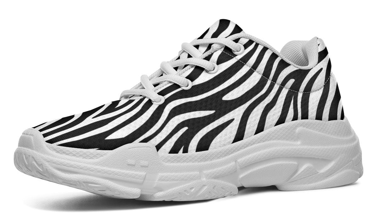 Zebra Print Chunky Sneakers