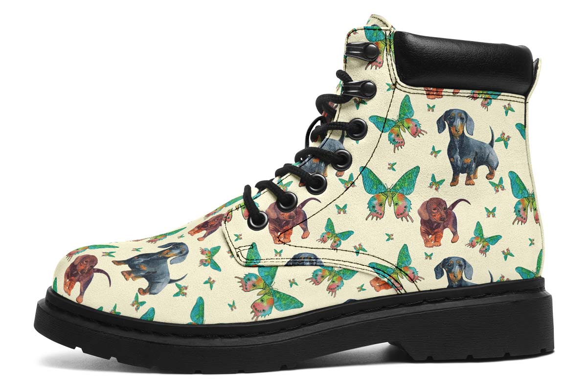 Butterfly Dachshund Classic Vibe Boots