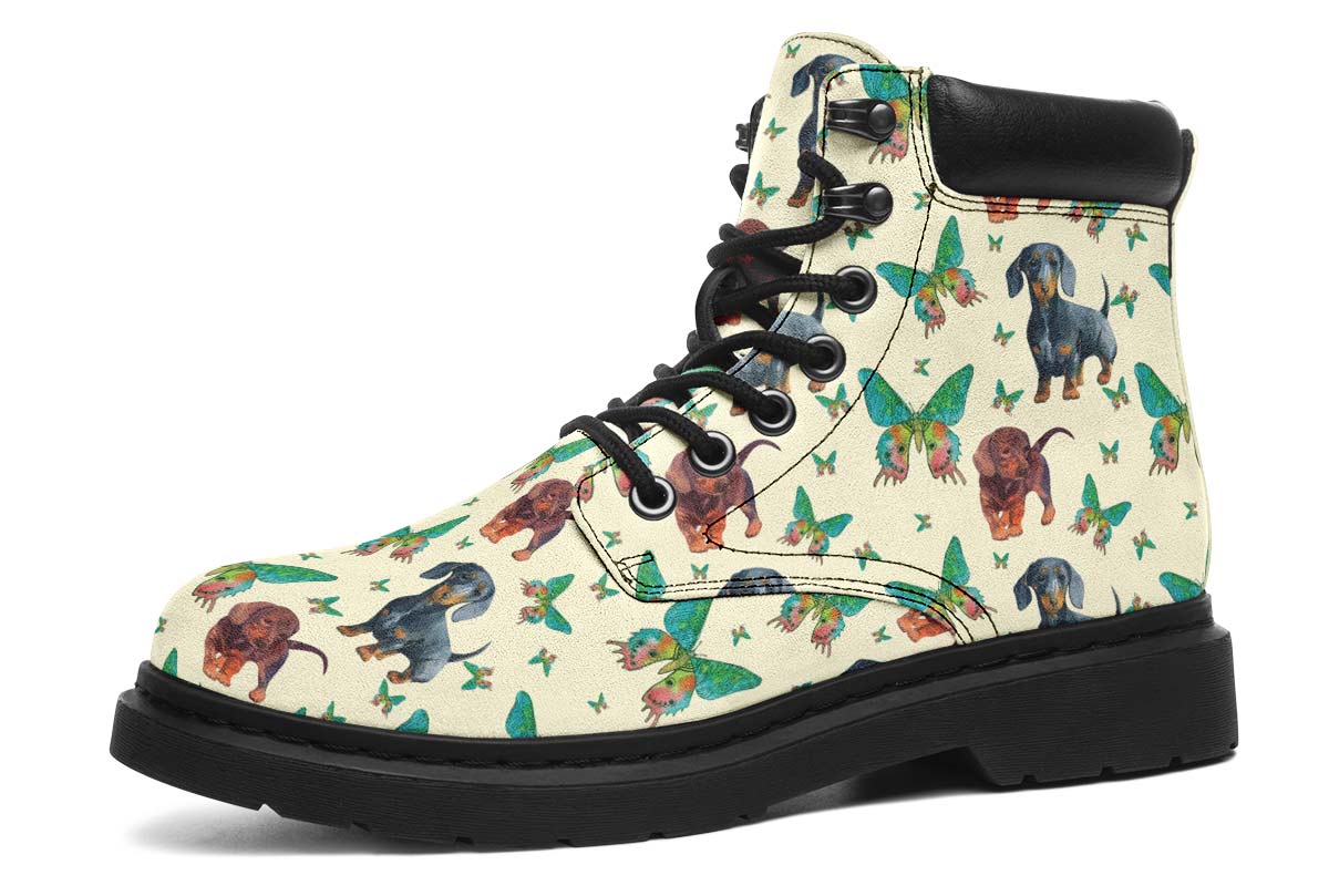 Butterfly Dachshund Classic Vibe Boots