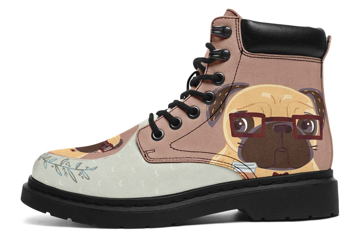 Coffee Pug Classic Vibe Boots