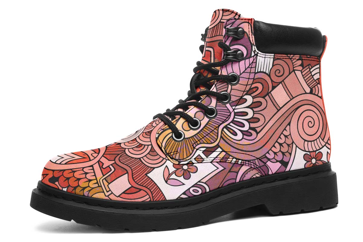 Colorful Art Classic Vibe Boots