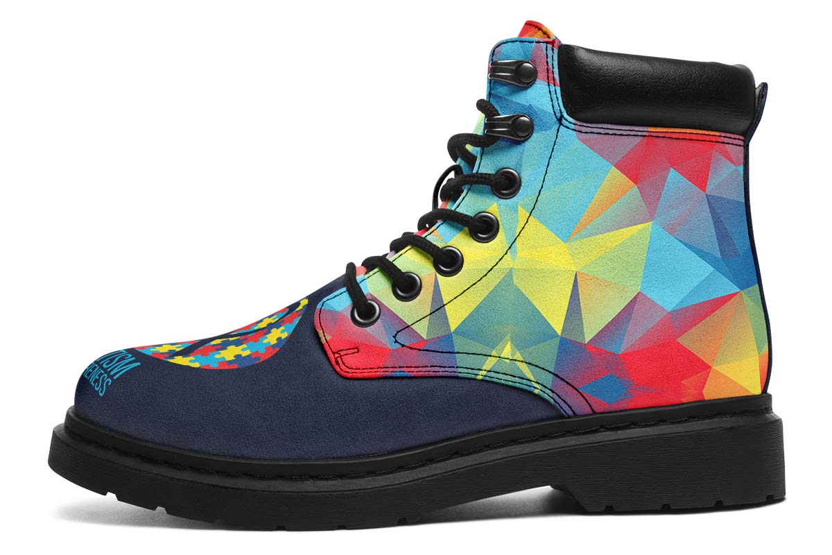 Colorful Autism Classic Vibe Boots