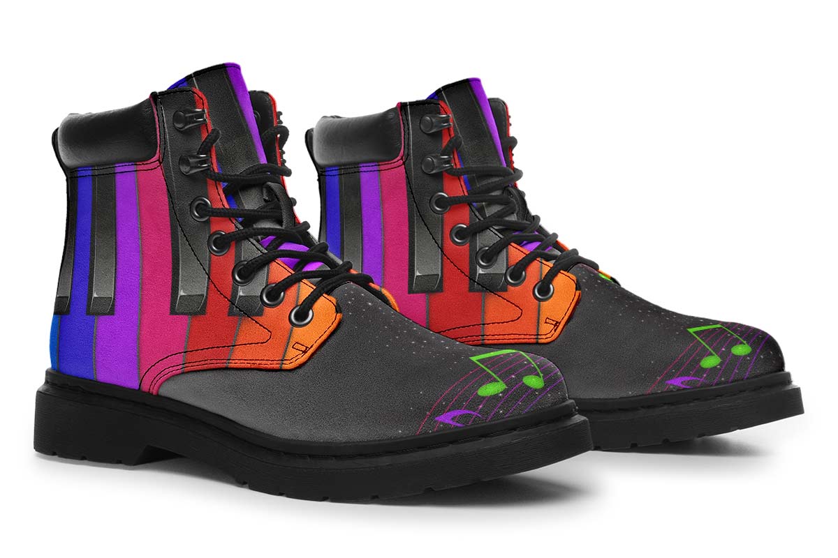 Colorful Piano Classic Vibe Boots