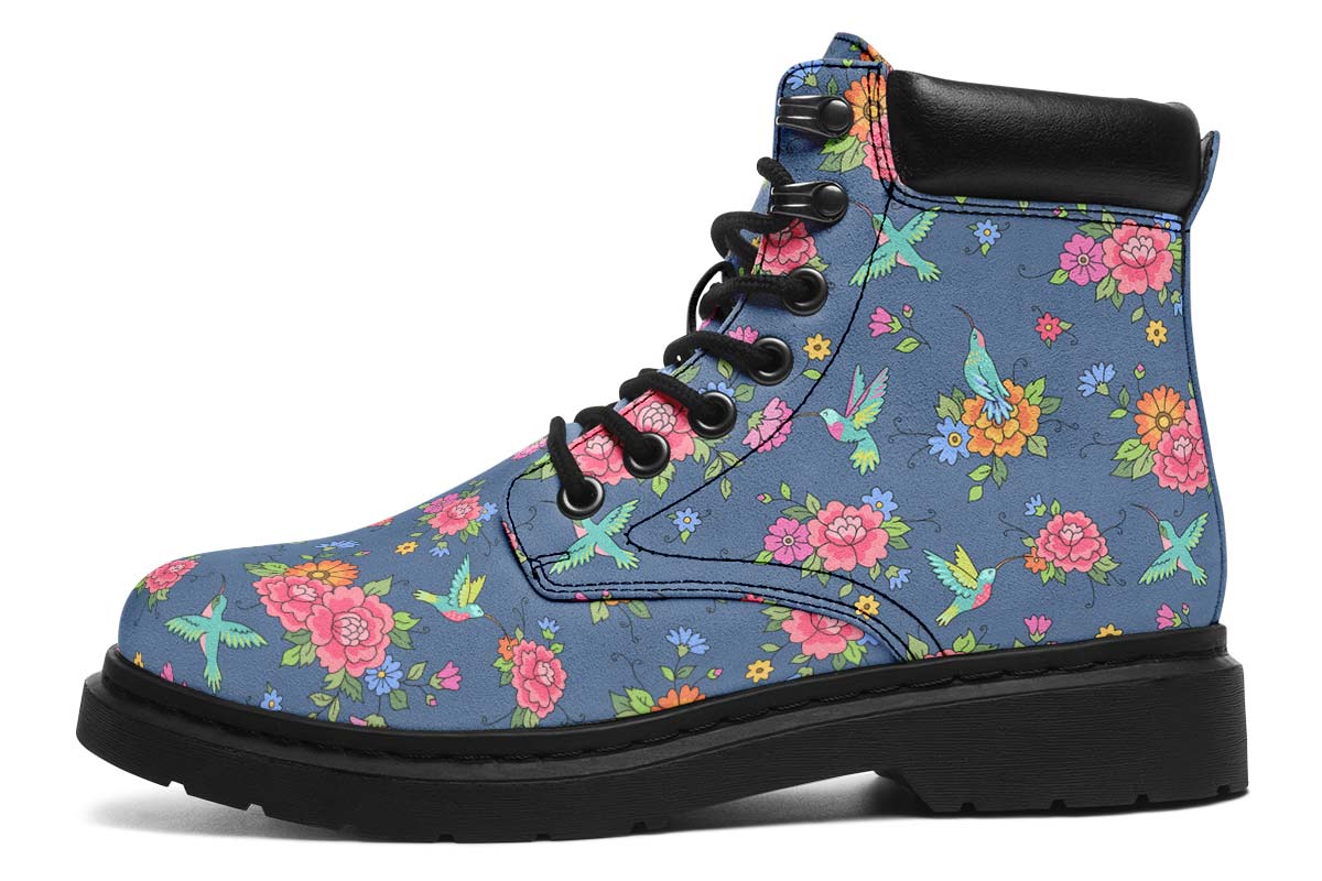 Cute Hummingbirds Pattern Classic Vibe Boots