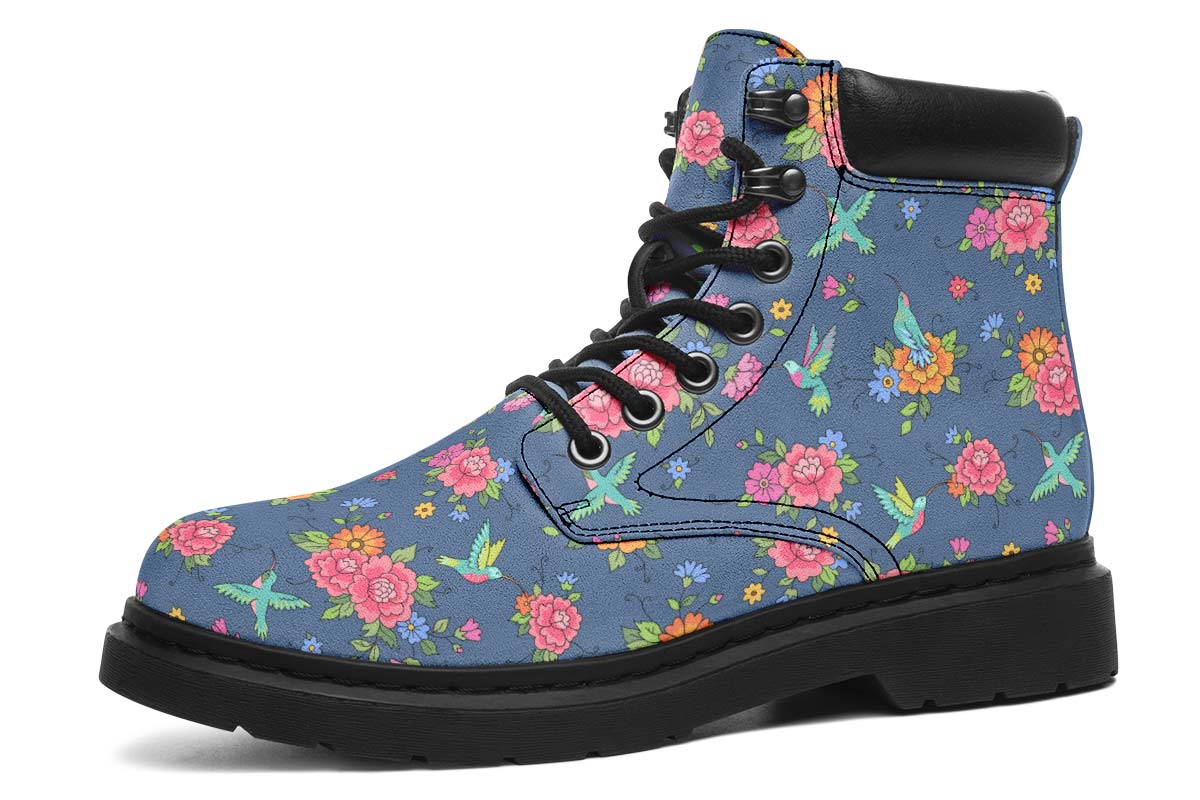 Cute Hummingbirds Pattern Classic Vibe Boots