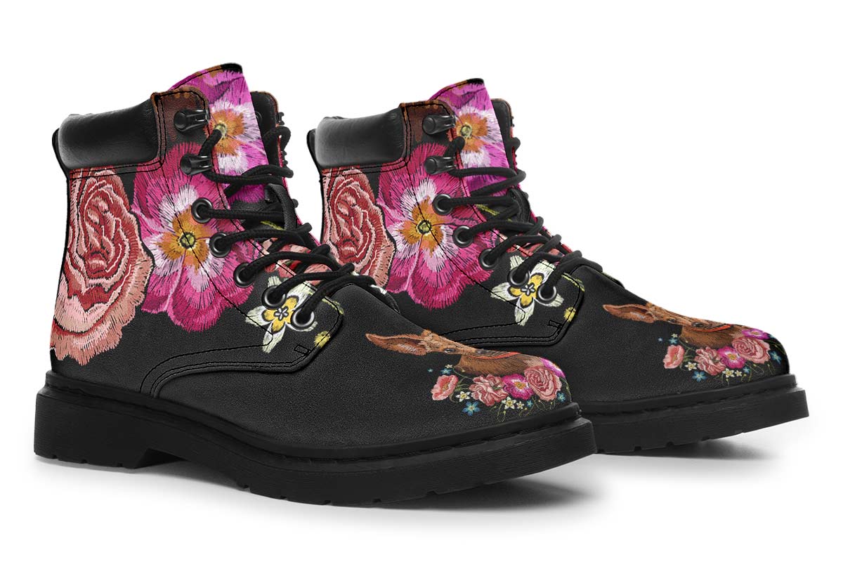 Embroidery Chihuahua Classic Vibe Boots