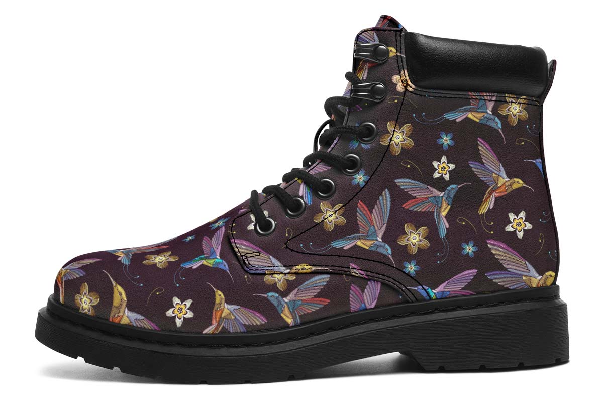 Embroidery Hummingbirds Classic Vibe Boots