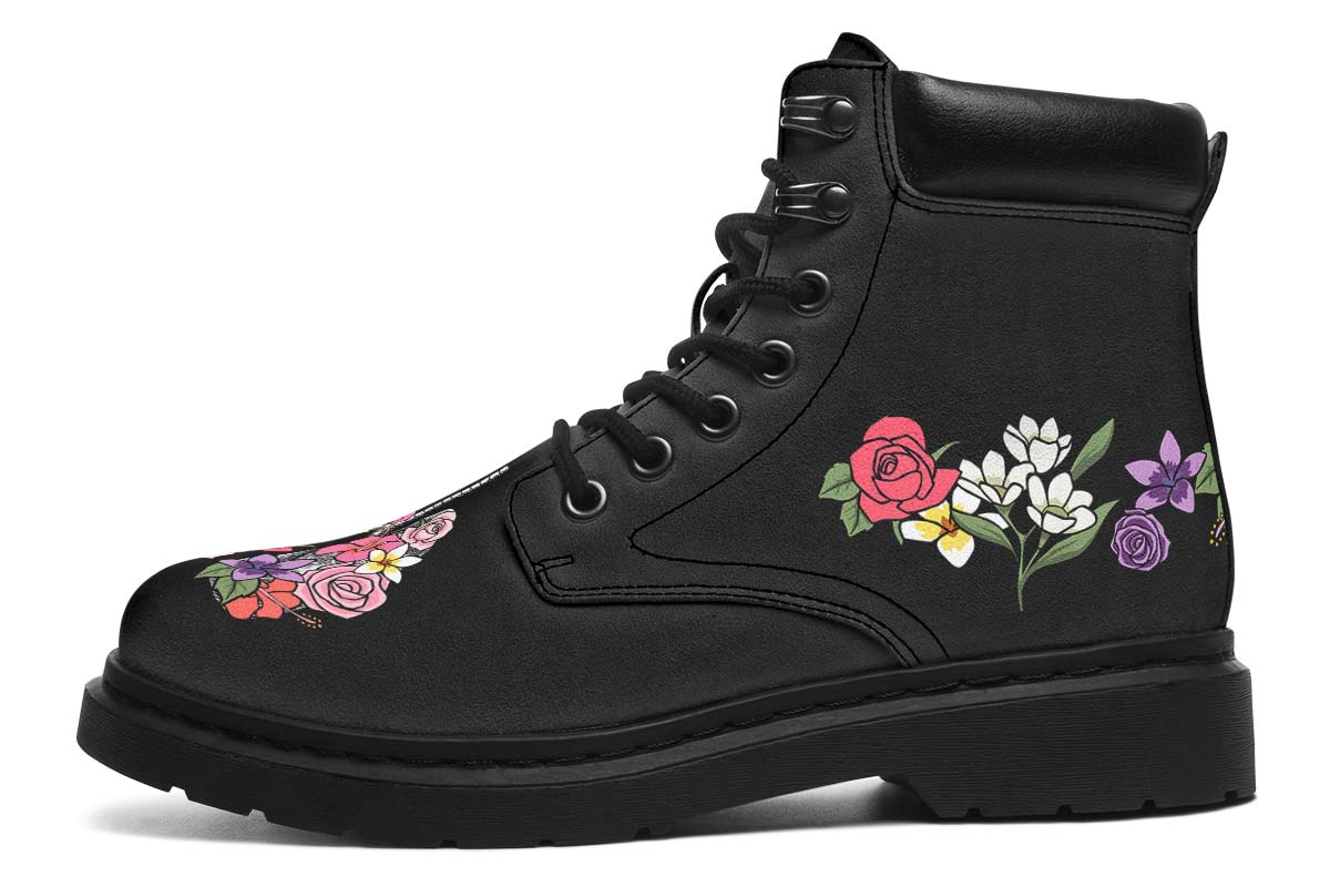Floral Anatomy Lungs Classic Vibe Boots