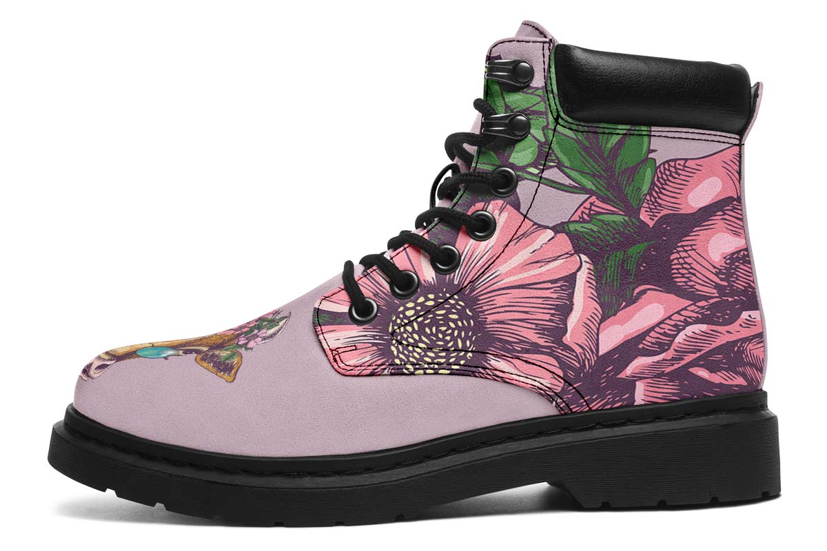 Floral Cow Classic Vibe Boots