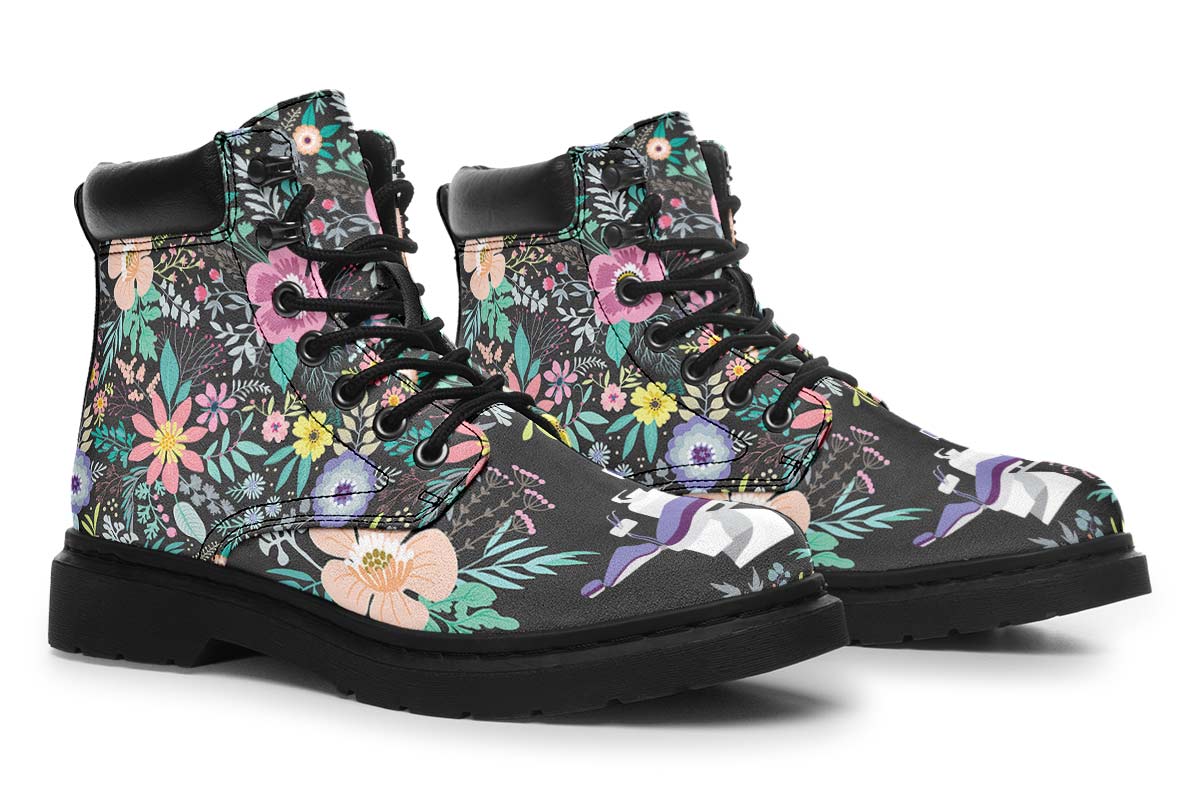 Floral Dentist Office Classic Vibe Boots