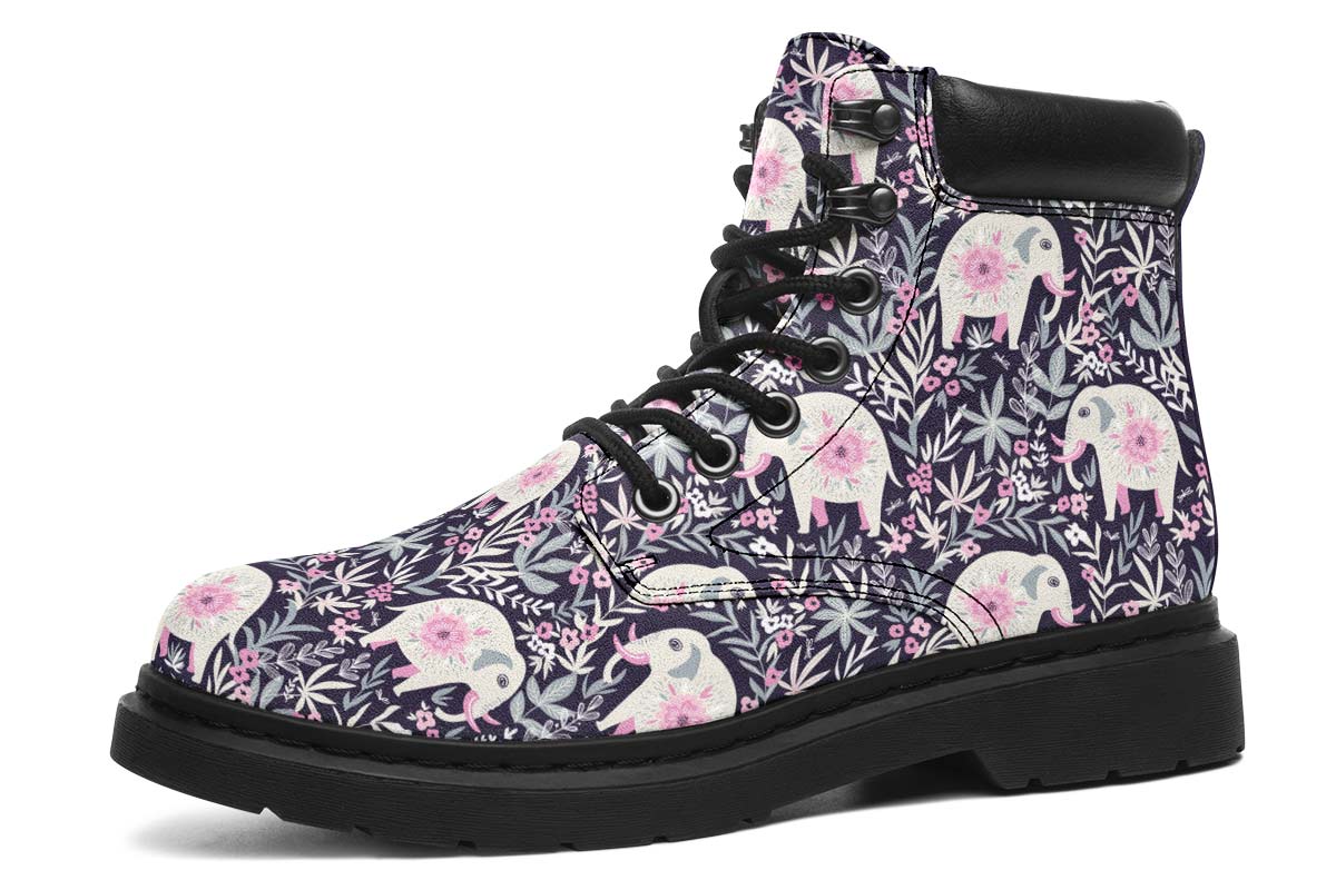 Floral Elephant Classic Vibe Boots