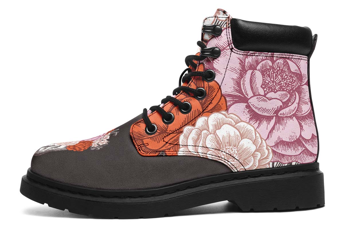 Floral Heart Classic Vibe Boots