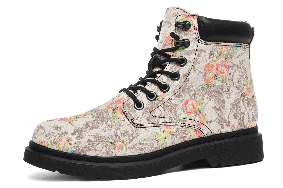 Floral Horse Classic Vibe Boots