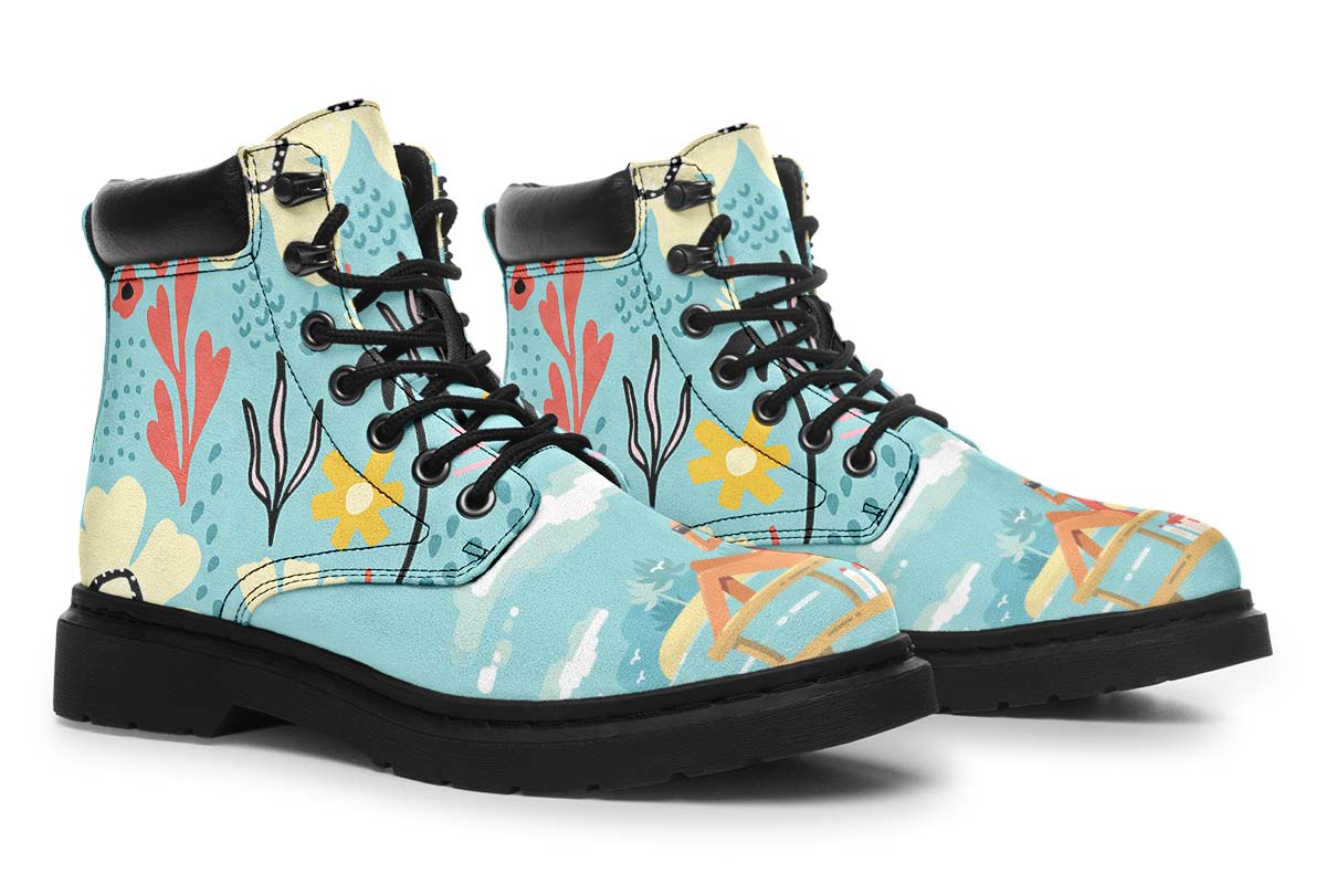 Floral Lifeguard Classic Vibe Boots